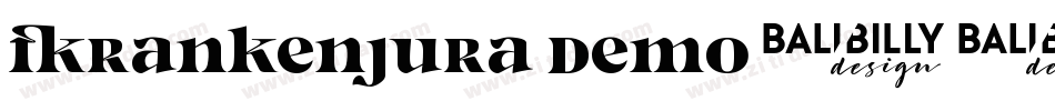 Frankenjura Demo字体转换